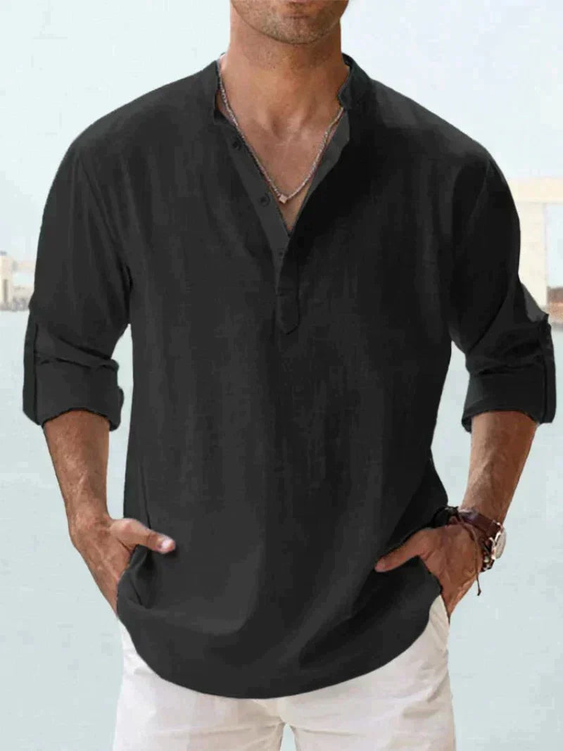 Chemise Homme Légère et Respirante avec Col Classique – Idéale pour Été, Plusieurs Tailles et Couleurs Disponibles 6