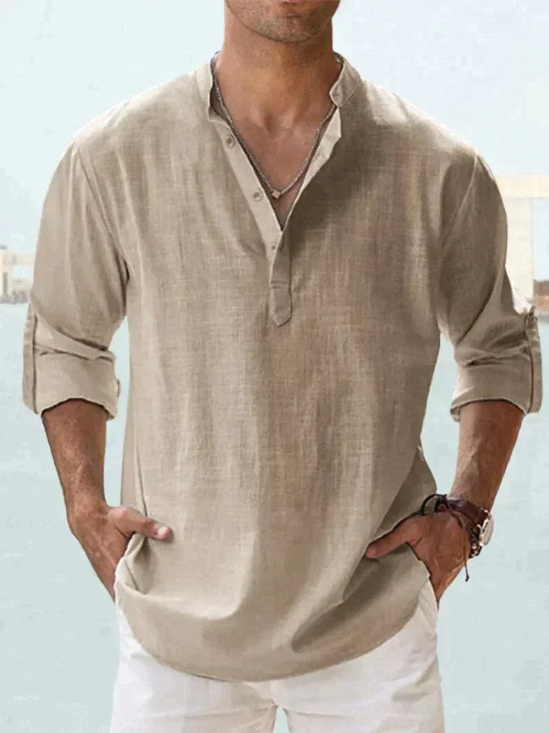 Chemise Homme Légère et Respirante avec Col Classique – Idéale pour Été, Plusieurs Tailles et Couleurs Disponibles 7