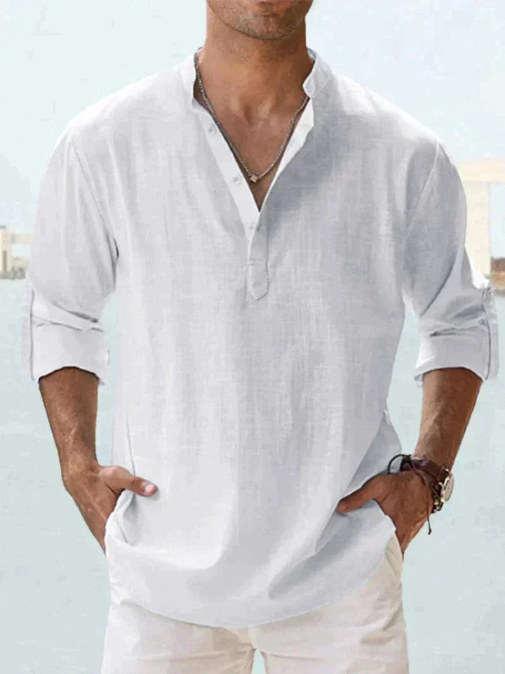 Chemise Homme Légère et Respirante avec Col Classique – Idéale pour Été, Plusieurs Tailles et Couleurs Disponibles 9