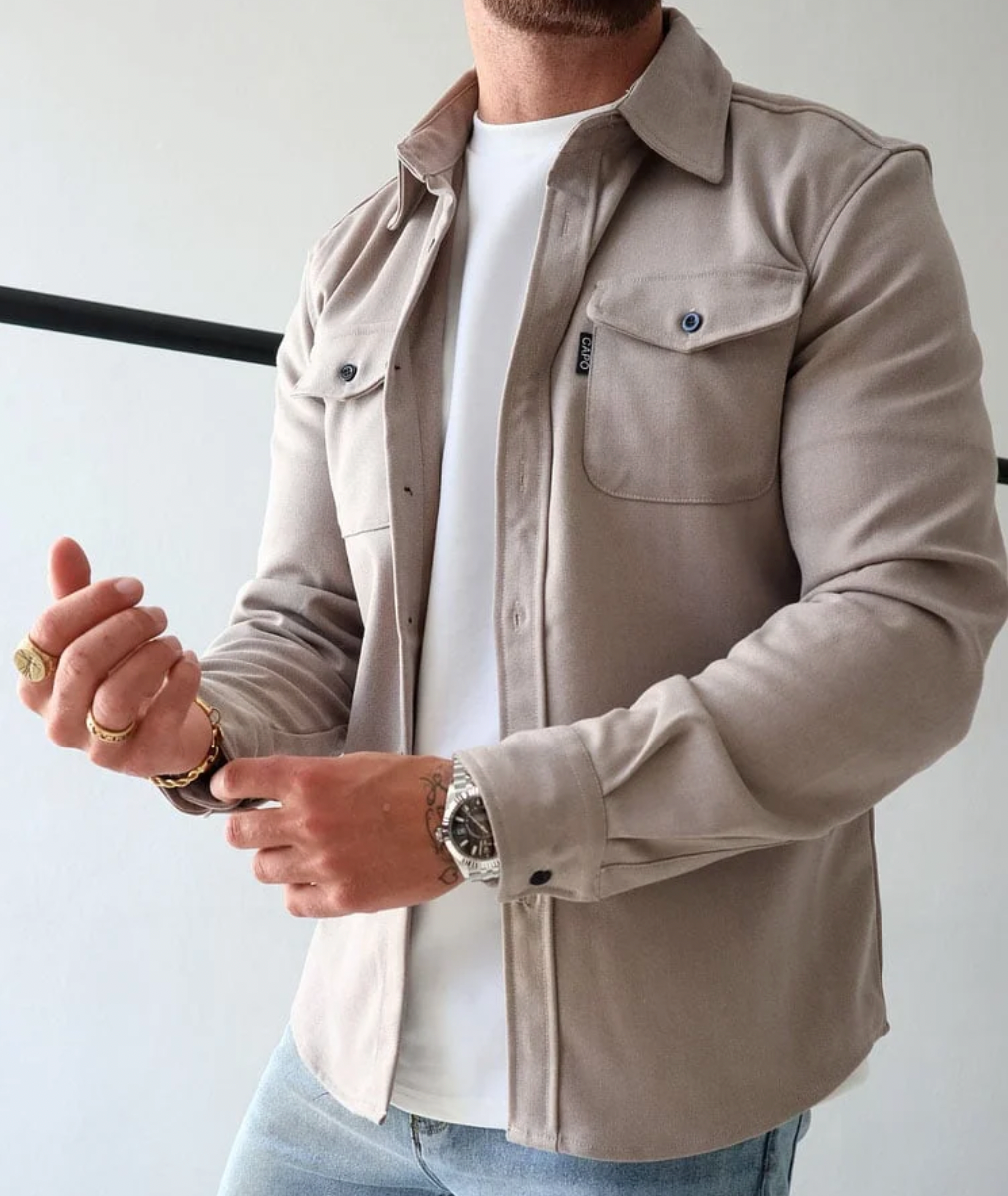 Chemise Homme Moderne Élégante en Tissu Respirant – Confort et Style Polyvalent, Disponible en Plusieurs Tailles et Couleurs 0