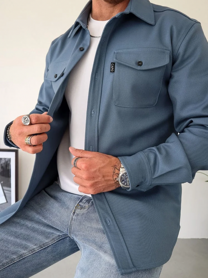 Chemise Homme Moderne Élégante en Tissu Respirant – Confort et Style Polyvalent, Disponible en Plusieurs Tailles et Couleurs 4