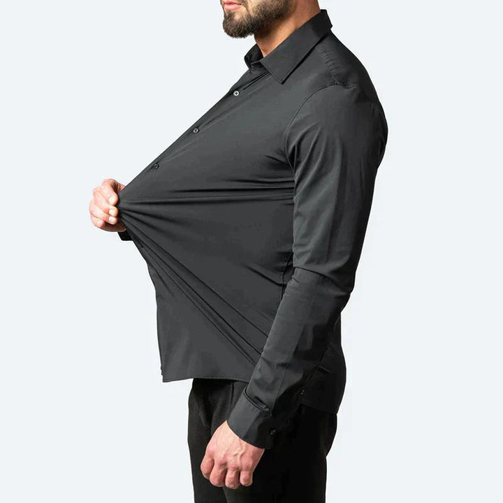 Chemise Homme Stretch Super Stretch – Confort Optimal, Coupe Ajustée, Plusieurs Tailles et Coloris Disponibles 2