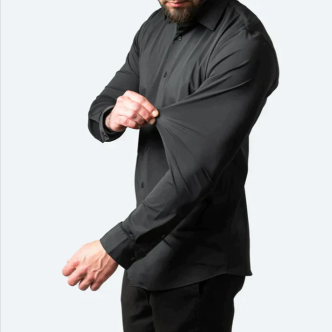 Chemise Homme Stretch Super Stretch – Confort Optimal, Coupe Ajustée, Plusieurs Tailles et Coloris Disponibles 3