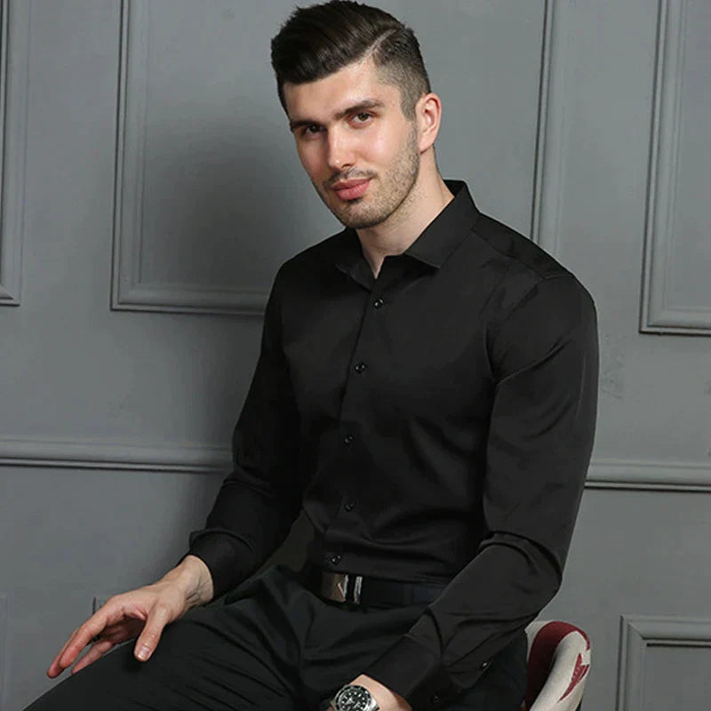 Chemise Homme Stretch Super Stretch – Confort Optimal, Coupe Ajustée, Plusieurs Tailles et Coloris Disponibles 4