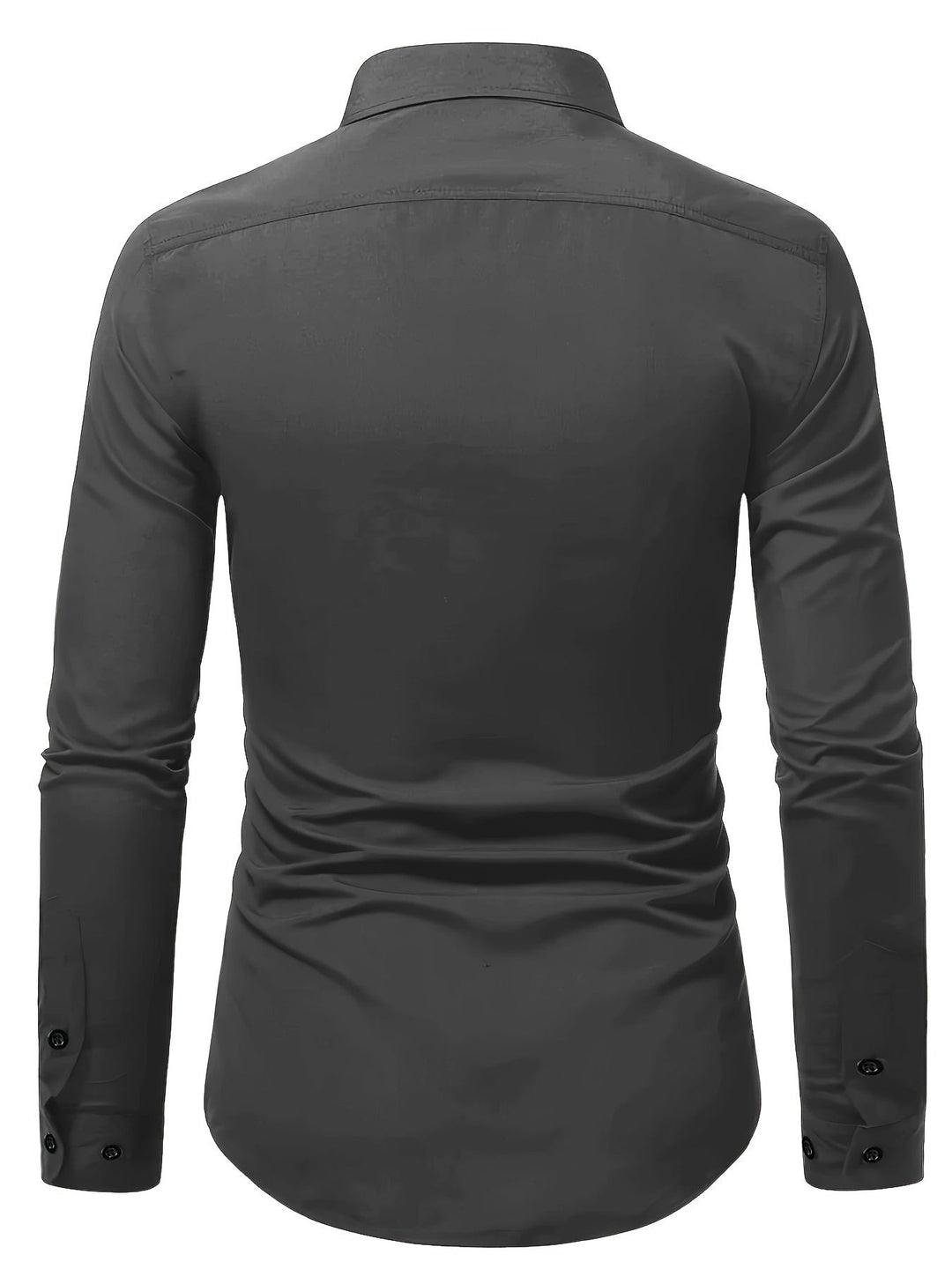Chemise Homme en Coton Mélangé avec Col Revers – Élégante et Polyvalente 3