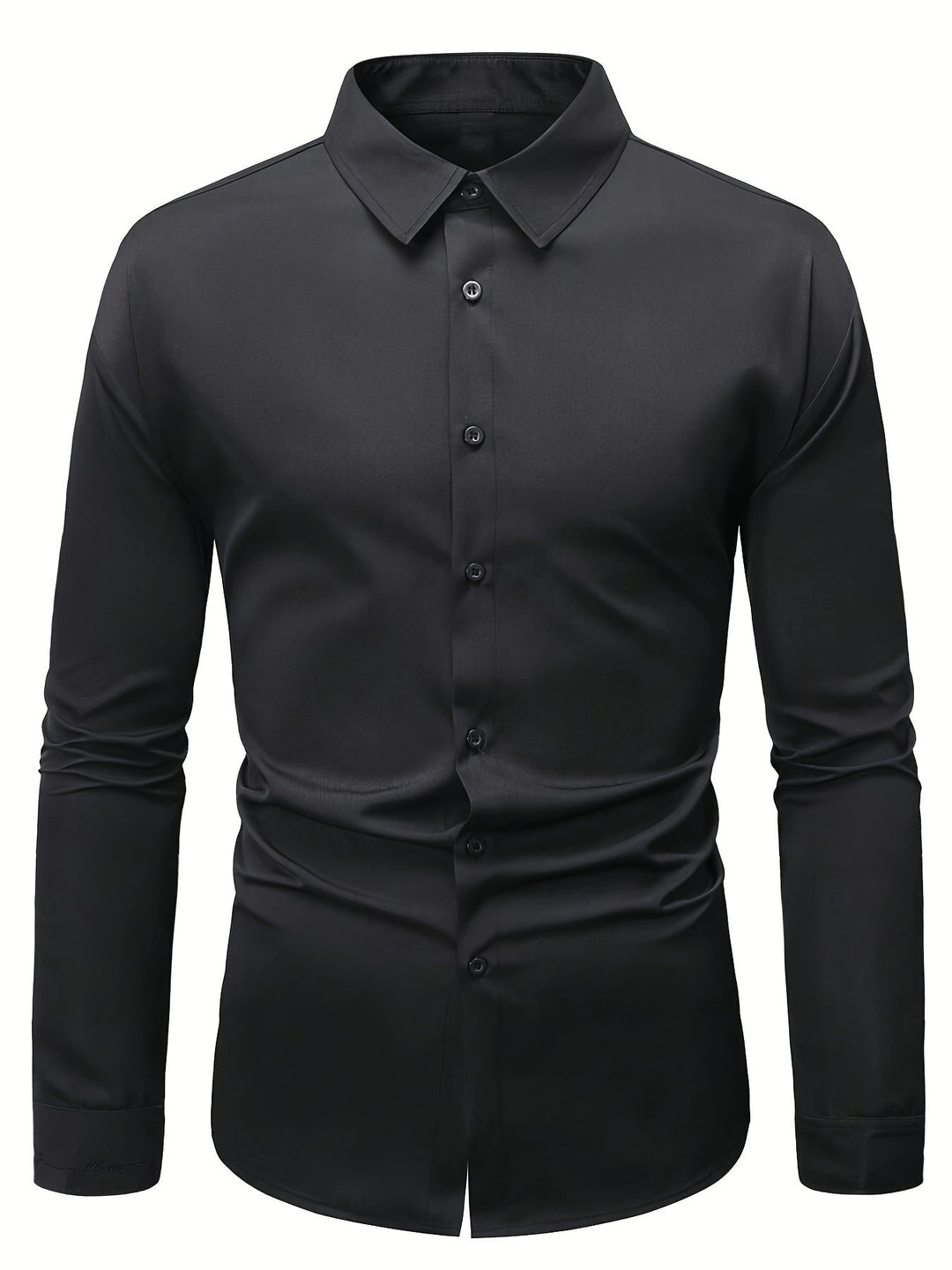 Chemise Homme en Coton Mélangé avec Col Revers – Élégante et Polyvalente 8