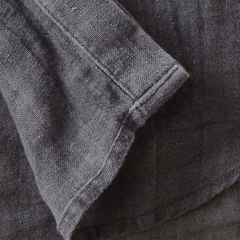 Chemise Lin Homme à Manches Courtes, Confortable et Élégante, Col Revers, 65% Coton, 35% Lin, Idéale pour Été 7