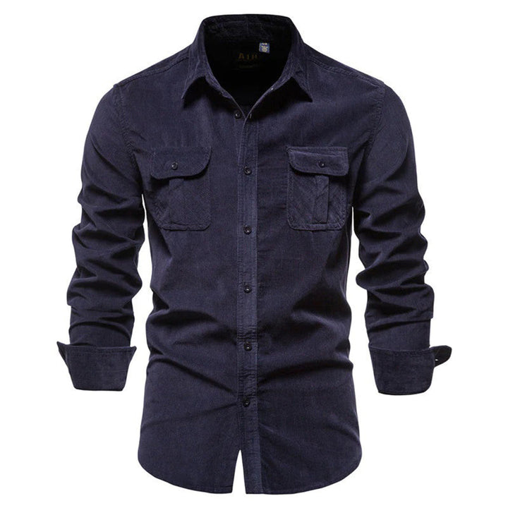 Chemise en Corde de Velours pour Homme – Élégante et Confortable, Idéale pour Toutes Occasions 1