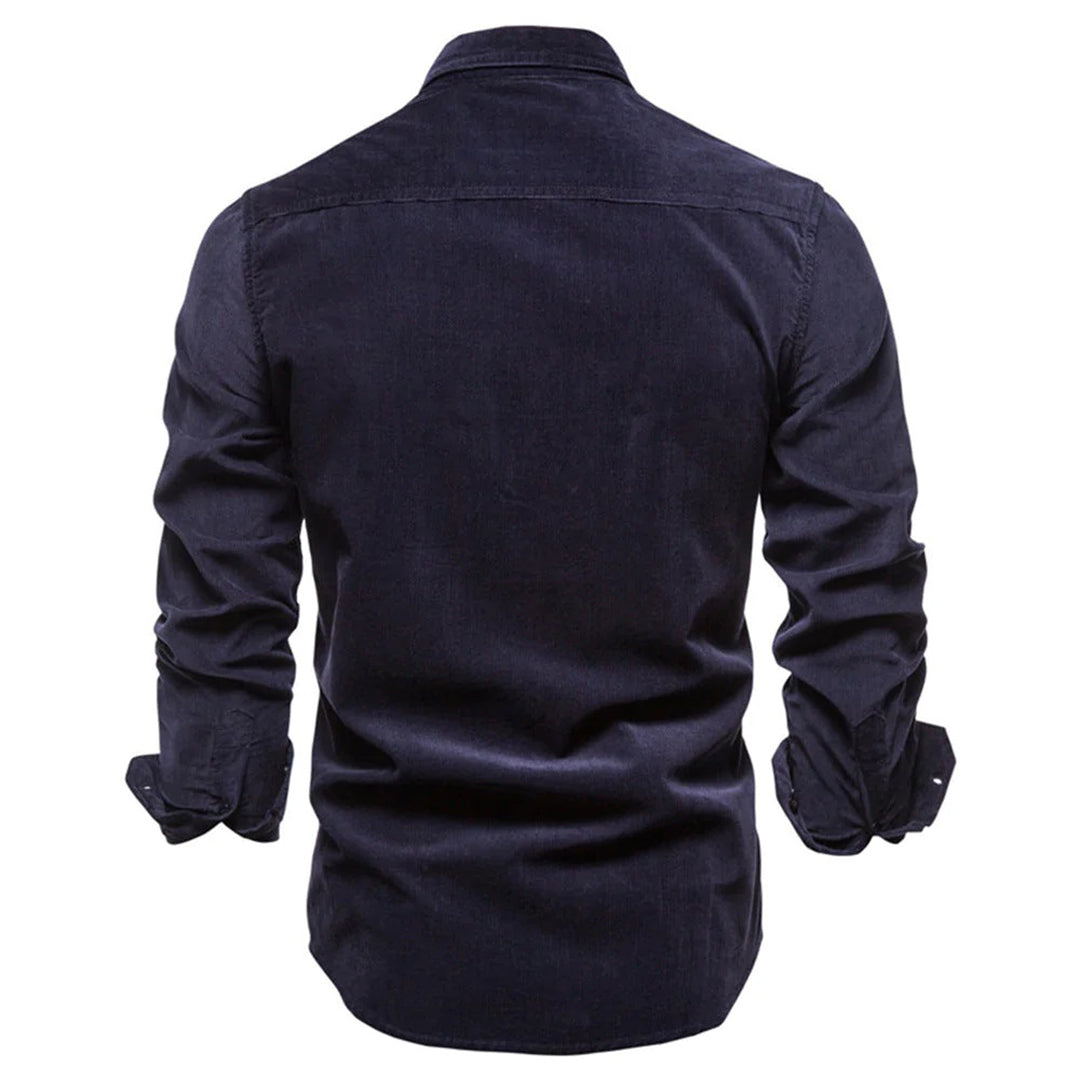 Chemise en Corde de Velours pour Homme – Élégante et Confortable, Idéale pour Toutes Occasions 3