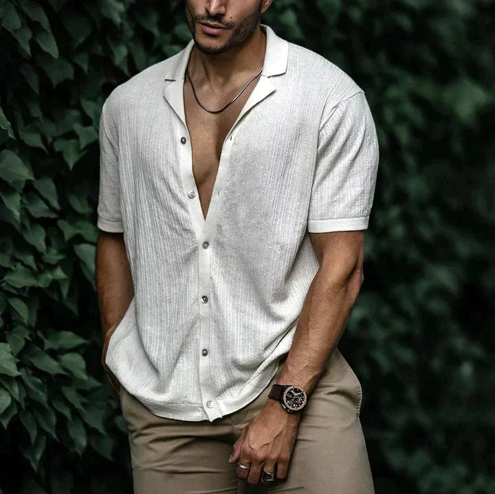 Chemise en Lin Homme d'Été à Boutonnage – Confort Respirant et Élégance, Disponible en Plusieurs Tailles et Couleurs 2