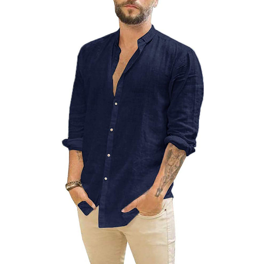 Chemise en Lin pour Homme – Design Uni, Confort Optimal et Respirabilité 0