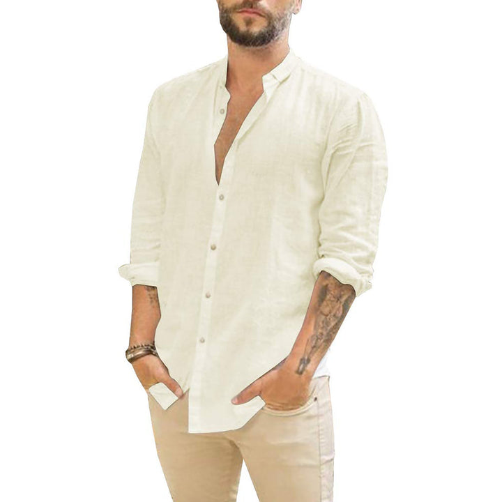 Chemise en Lin pour Homme – Design Uni, Confort Optimal et Respirabilité 1