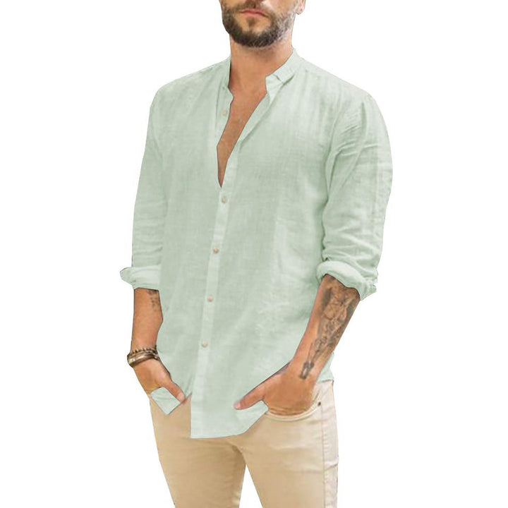 Chemise en Lin pour Homme – Design Uni, Confort Optimal et Respirabilité 3