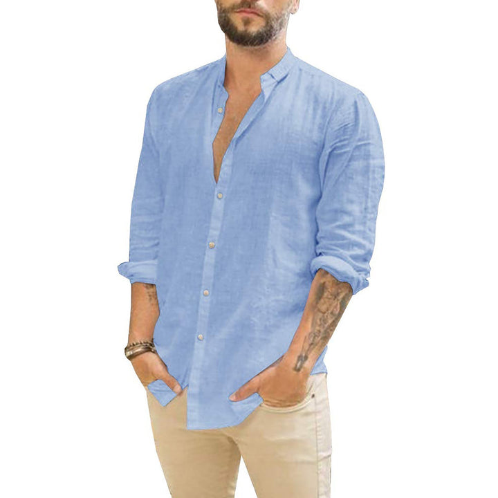 Chemise en Lin pour Homme – Design Uni, Confort Optimal et Respirabilité 4