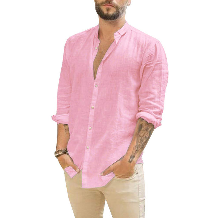 Chemise en Lin pour Homme – Design Uni, Confort Optimal et Respirabilité 6