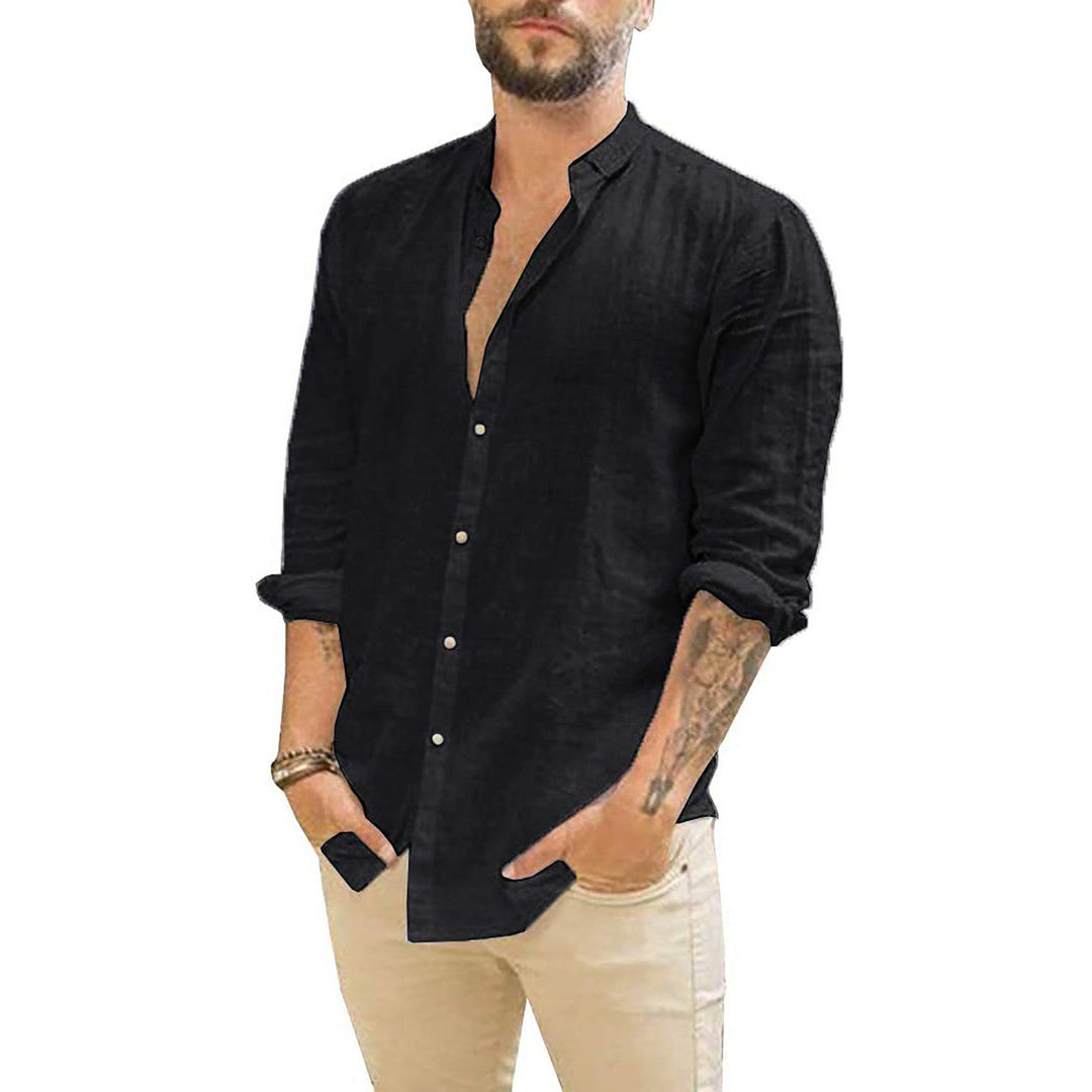 Chemise en Lin pour Homme – Design Uni, Confort Optimal et Respirabilité 7