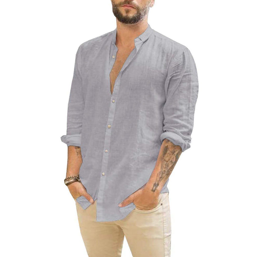 Chemise en Lin pour Homme – Design Uni, Confort Optimal et Respirabilité 8