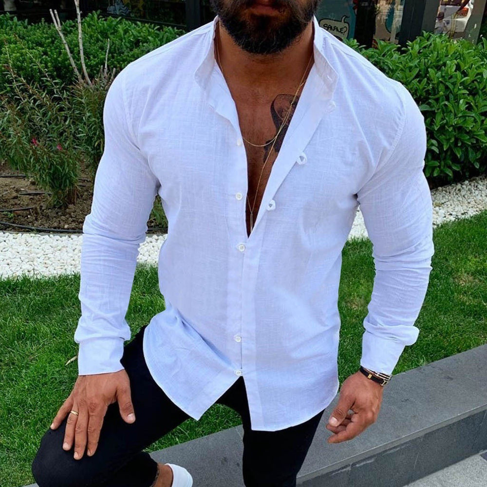 Chemise en Lin pour Homme – Élégante et Confortable, Idéale pour Toutes les Occasions 1