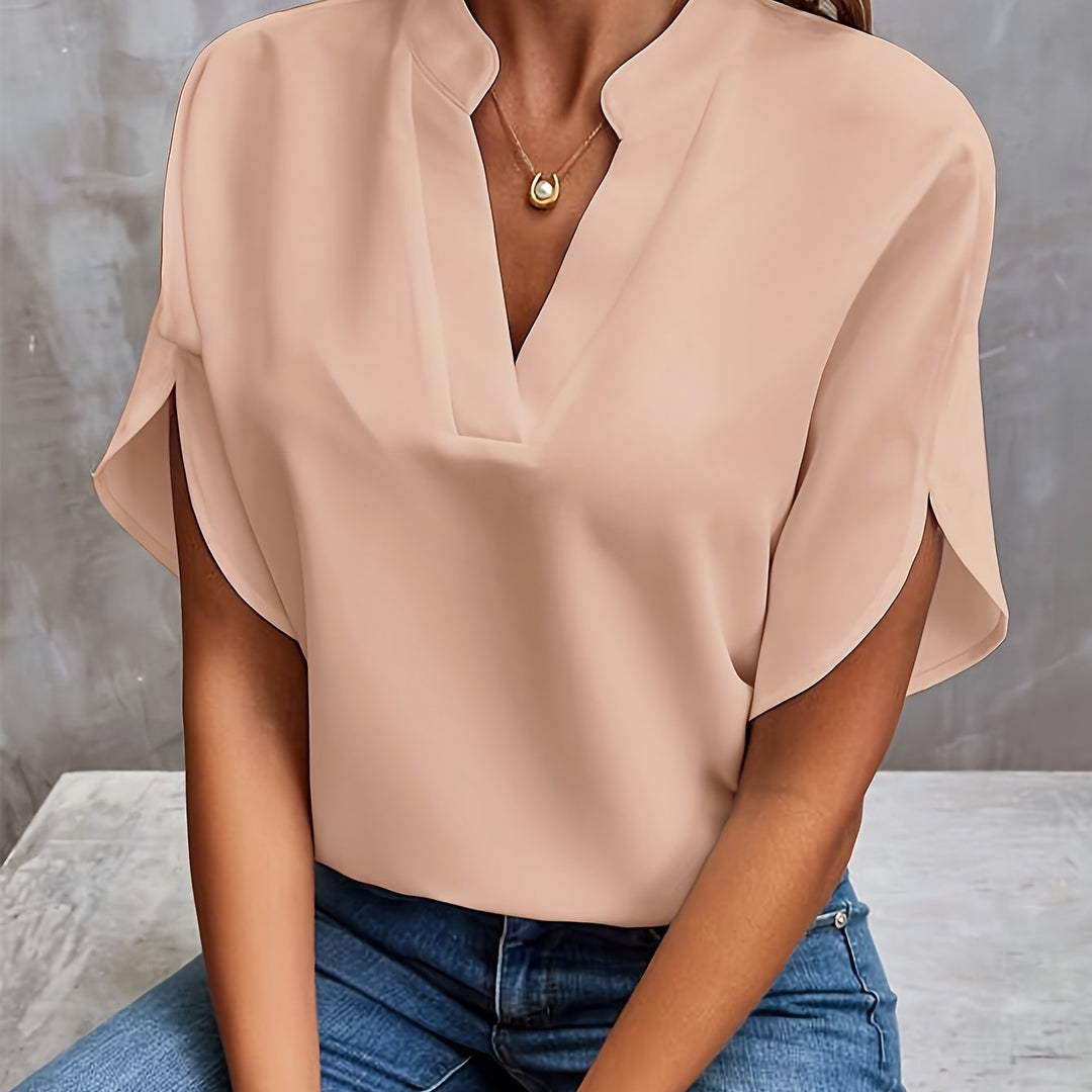Chemisier Femme Léger en Coton Écologique – Blouse Chic Blanche Idéale Printemps Été 10
