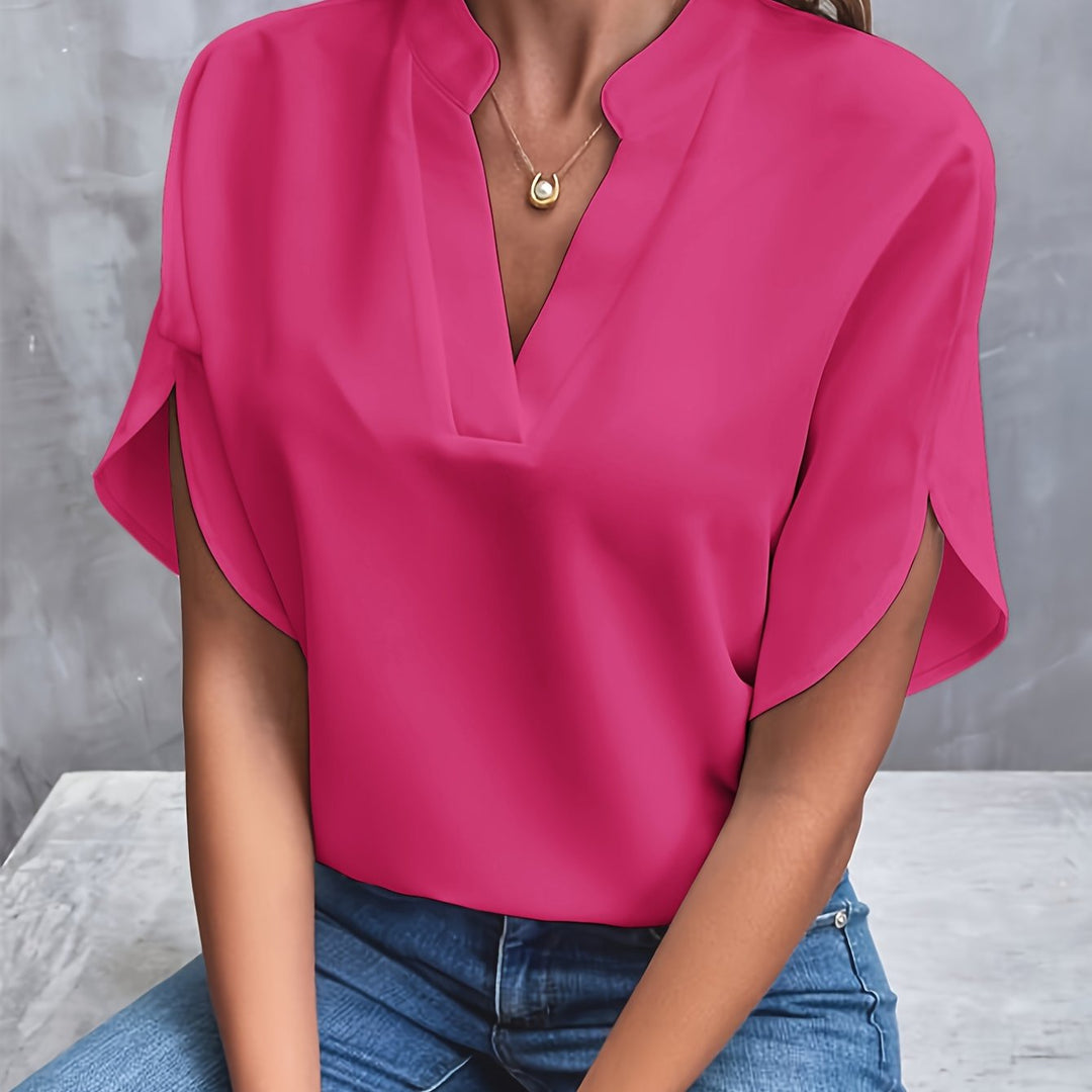 Chemisier Femme Léger en Coton Écologique – Blouse Chic Blanche Idéale Printemps Été 13