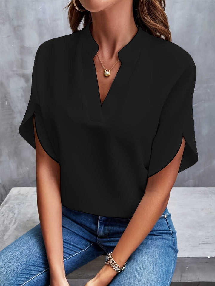 Chemisier Femme Léger en Coton Écologique – Blouse Chic Blanche Idéale Printemps Été 5