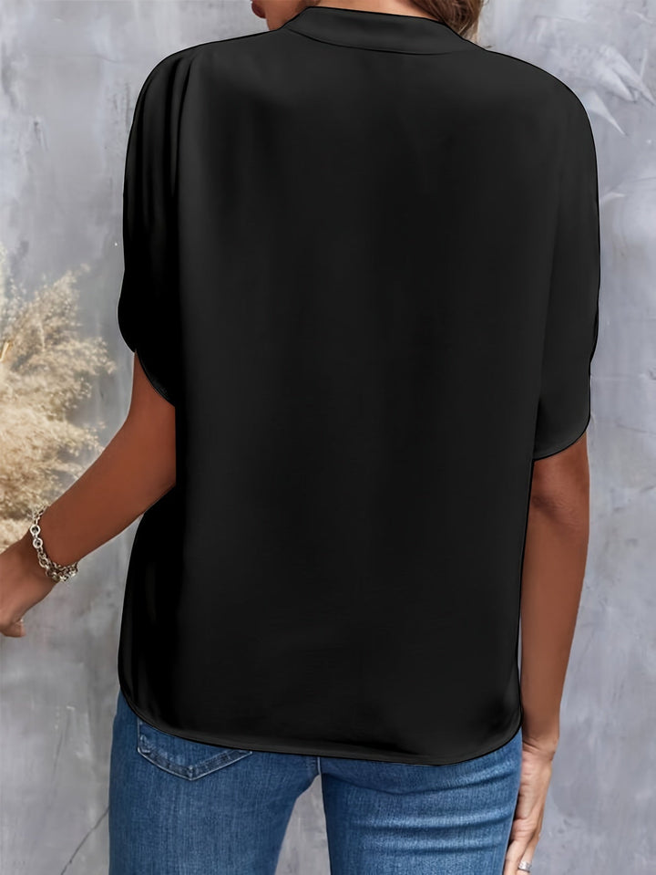 Chemisier Femme Léger en Coton Écologique – Blouse Chic Blanche Idéale Printemps Été 6