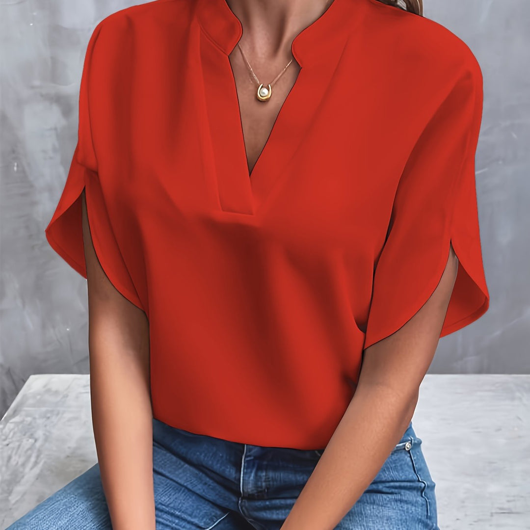 Chemisier Femme Léger en Coton Écologique – Blouse Chic Blanche Idéale Printemps Été 9