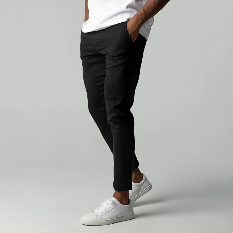 Chino Stretch pour Homme – Confort et Style avec Coupe Tapered 0