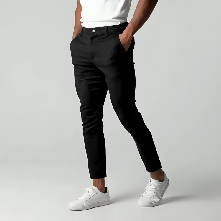 Chino Stretch pour Homme – Confort et Style avec Coupe Tapered 1