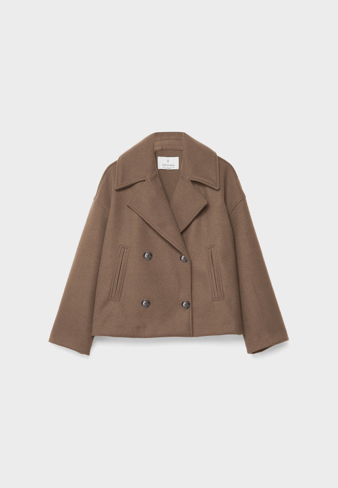 Variant image for Veste Femme Chic à Double Poitrine Courte – Élégante et Moderne, Idéale pour Occasions Décontractées et Professionnelles-36