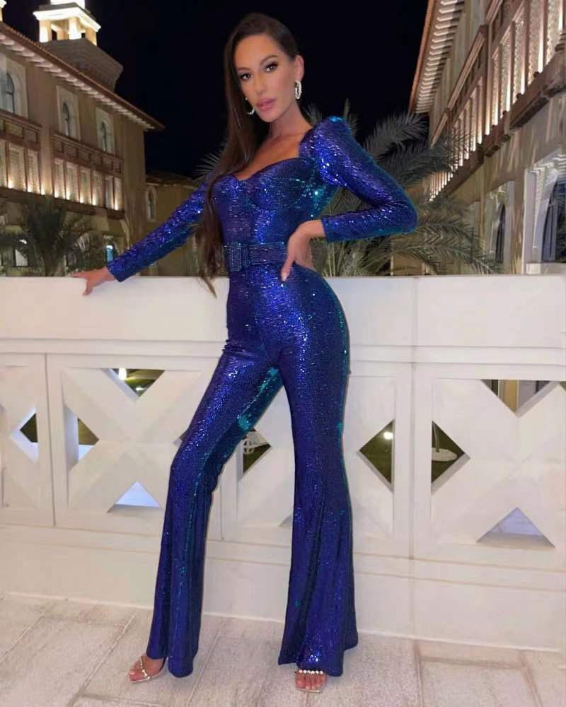 Combinaison Femme Chic Sans Manches avec Ceinture Ajustable – Confort et Style Élégant, Disponible en Noir, Bleu Marine, Vert 0