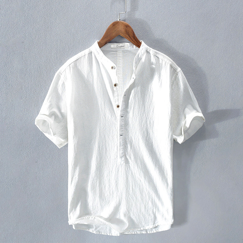 Chemise en Lin Premium pour Homme – Confort et Élégance, Disponible en Plusieurs Tailles et Couleurs-2