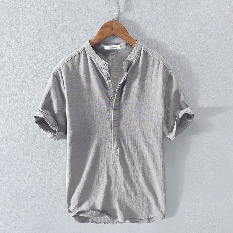 Variant image for Chemise en Lin Premium pour Homme – Confort et Élégance, Disponible en Plusieurs Tailles et Couleurs-11