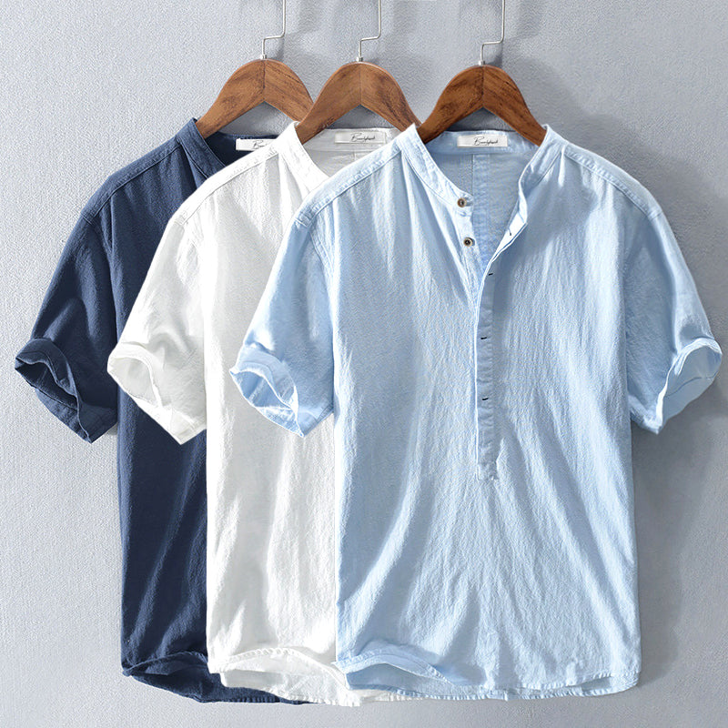 Chemise en Lin Premium pour Homme – Confort et Élégance, Disponible en Plusieurs Tailles et Couleurs-5