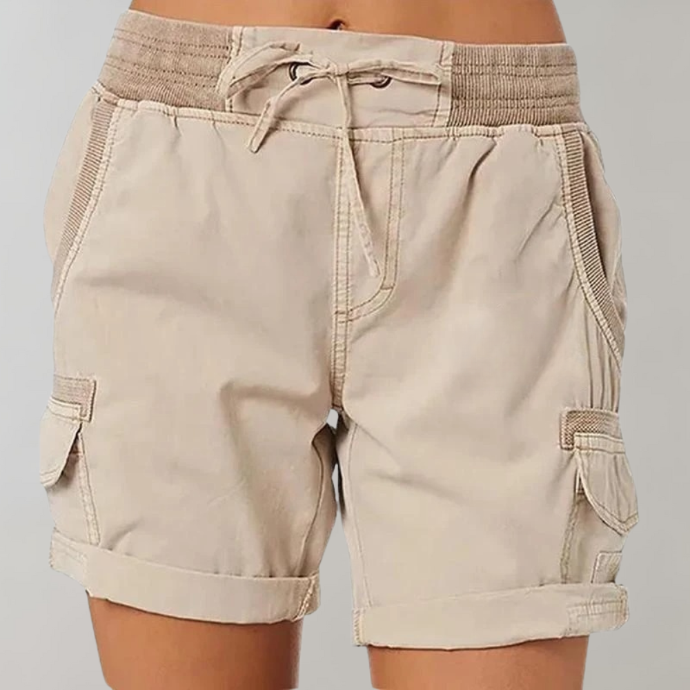 Short en Jean Femme Taille Haute – Confortable et Élégant pour l'Été, Disponible en Plusieurs Couleurs-1