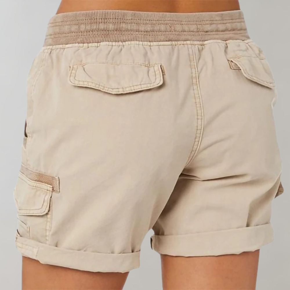 Short en Jean Femme Taille Haute – Confortable et Élégant pour l'Été, Disponible en Plusieurs Couleurs-2