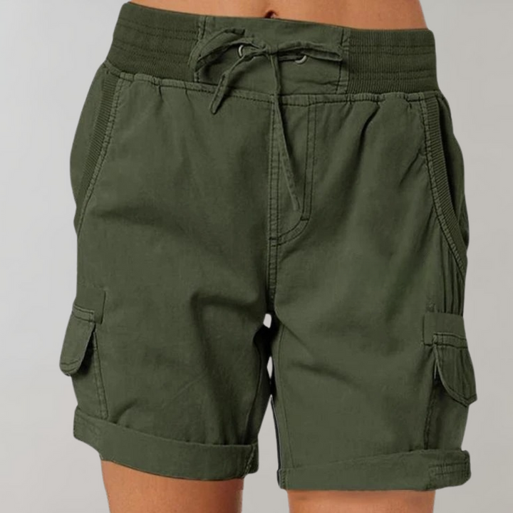 Short en Jean Femme Taille Haute – Confortable et Élégant pour l'Été, Disponible en Plusieurs Couleurs-3