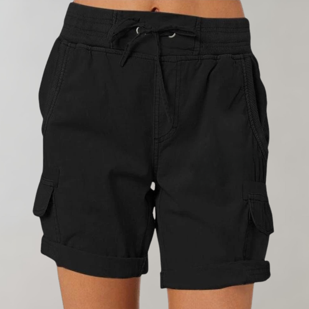 Short en Jean Femme Taille Haute – Confortable et Élégant pour l'Été, Disponible en Plusieurs Couleurs-4