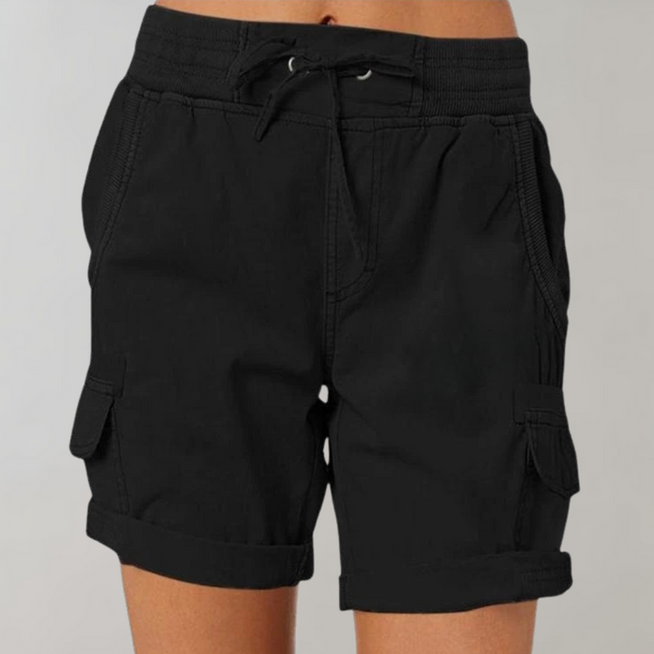 Short en Jean Femme Taille Haute – Confortable et Élégant pour l'Été, Disponible en Plusieurs Couleurs-4