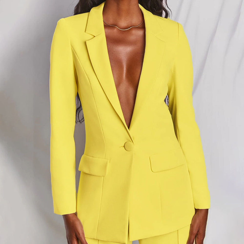 Ensemble Blazer et Pantalon Élégant pour Femmes – Confort et Style Polyvalent 1