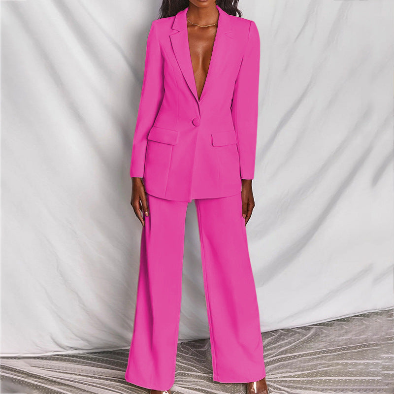 Ensemble Blazer et Pantalon Élégant pour Femmes – Confort et Style Polyvalent 12