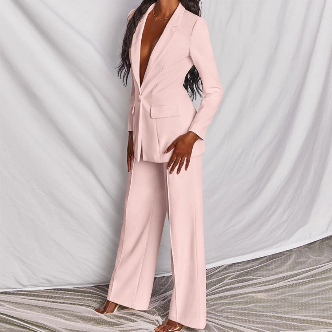 Ensemble Blazer et Pantalon Élégant pour Femmes – Confort et Style Polyvalent 6