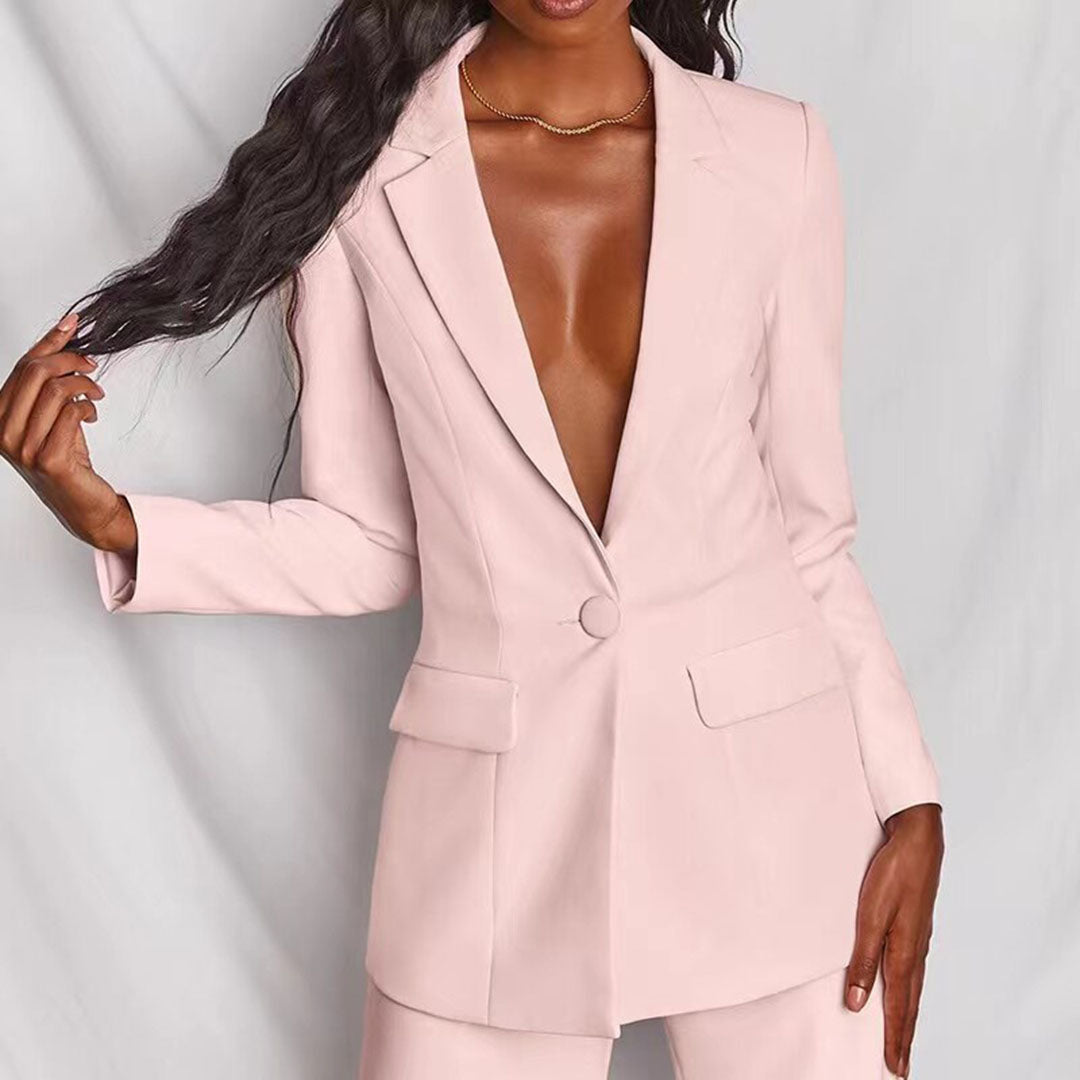 Ensemble Blazer et Pantalon Élégant pour Femmes – Confort et Style Polyvalent 7