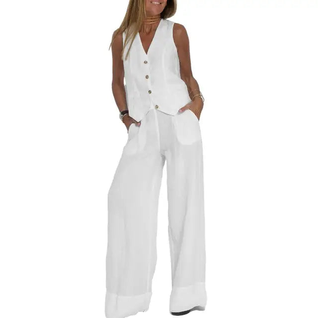 Ensemble Décontracté Élégant (Veste + Pantalon) en Matériaux de Qualité – Disponible en Plusieurs Tailles 2