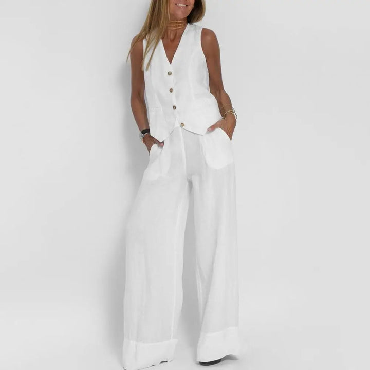 Ensemble Décontracté Élégant (Veste + Pantalon) en Matériaux de Qualité – Disponible en Plusieurs Tailles 5