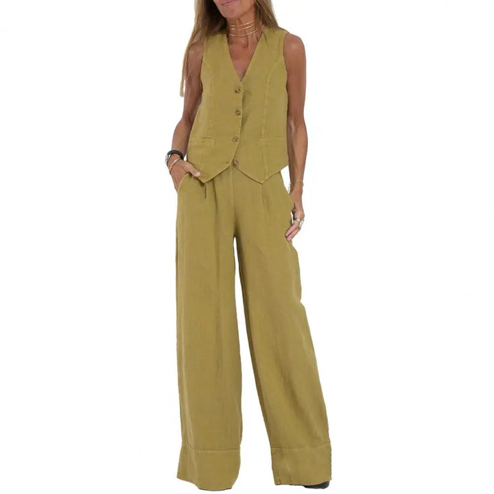 Ensemble Décontracté Élégant (Veste + Pantalon) en Matériaux de Qualité – Disponible en Plusieurs Tailles 6