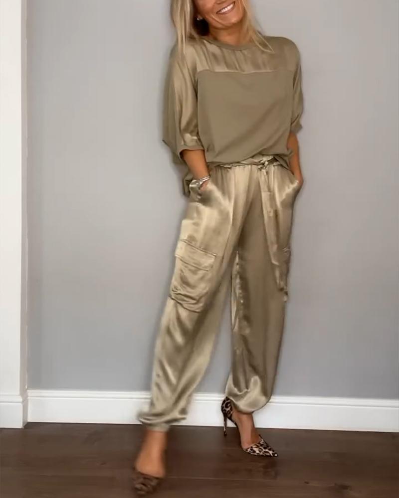 Ensemble Élégant pour Femmes en Tissu de Luxe – Confort et Style au Quotidien 0