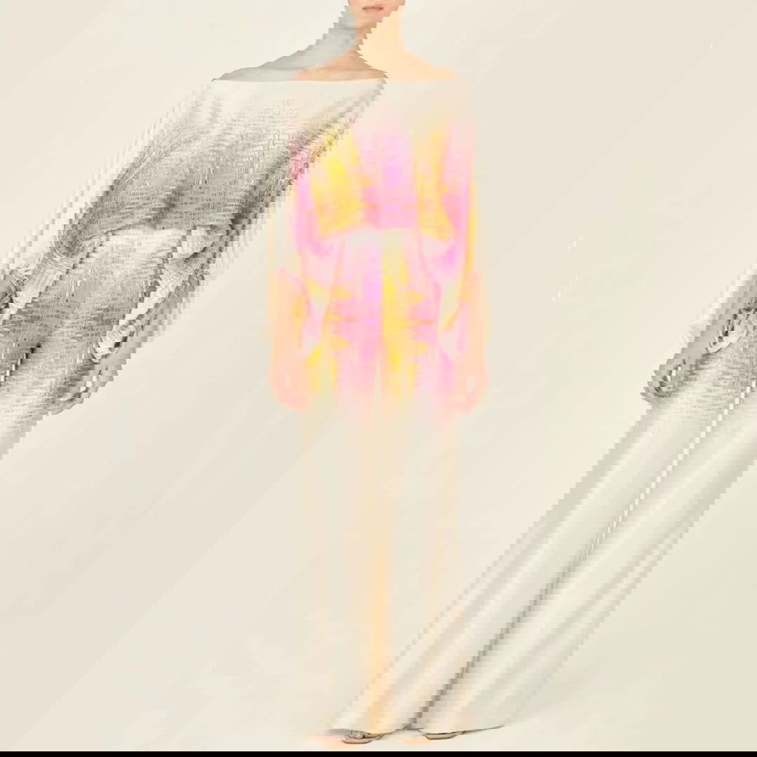 Ensemble Tailleur Femme Chic à Manches à Lanterne et Pantalons Larges – Élégant et Confortable pour Été 4