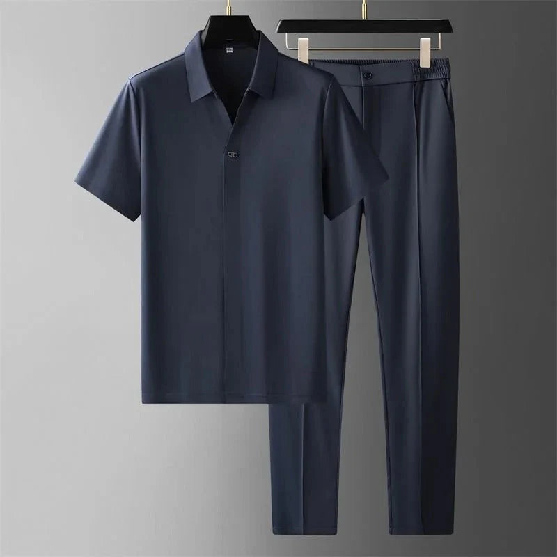 Ensemble de Luxe pour Hommes en Tissu Respirant – Confort Élégant et Style Décontracté 2