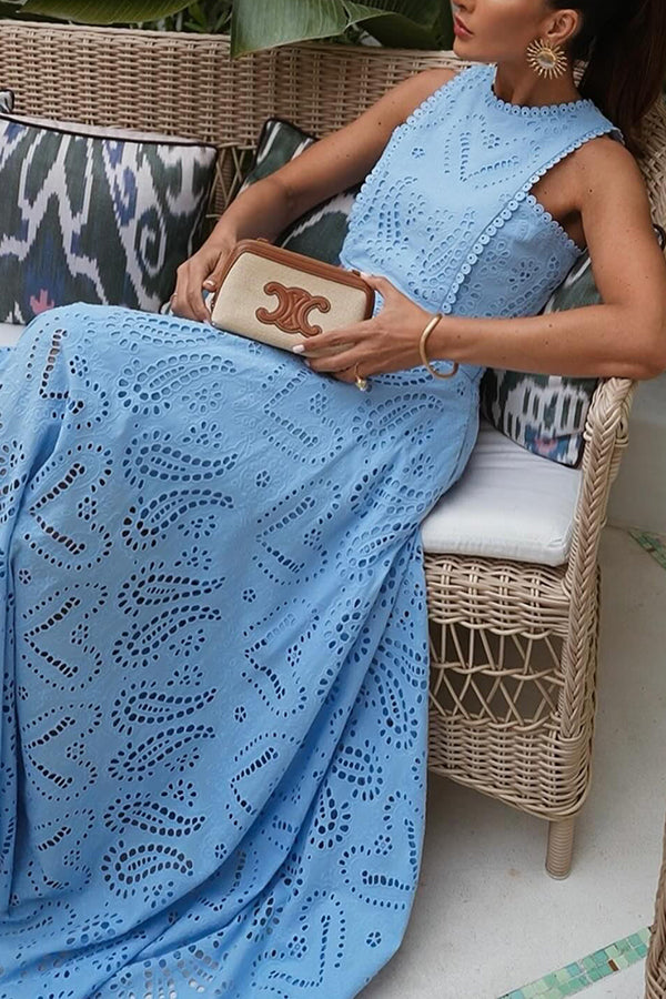 Ensemble en Dentelle Élégant avec Top Court et Jupe Large – Parfait pour l'Été 8